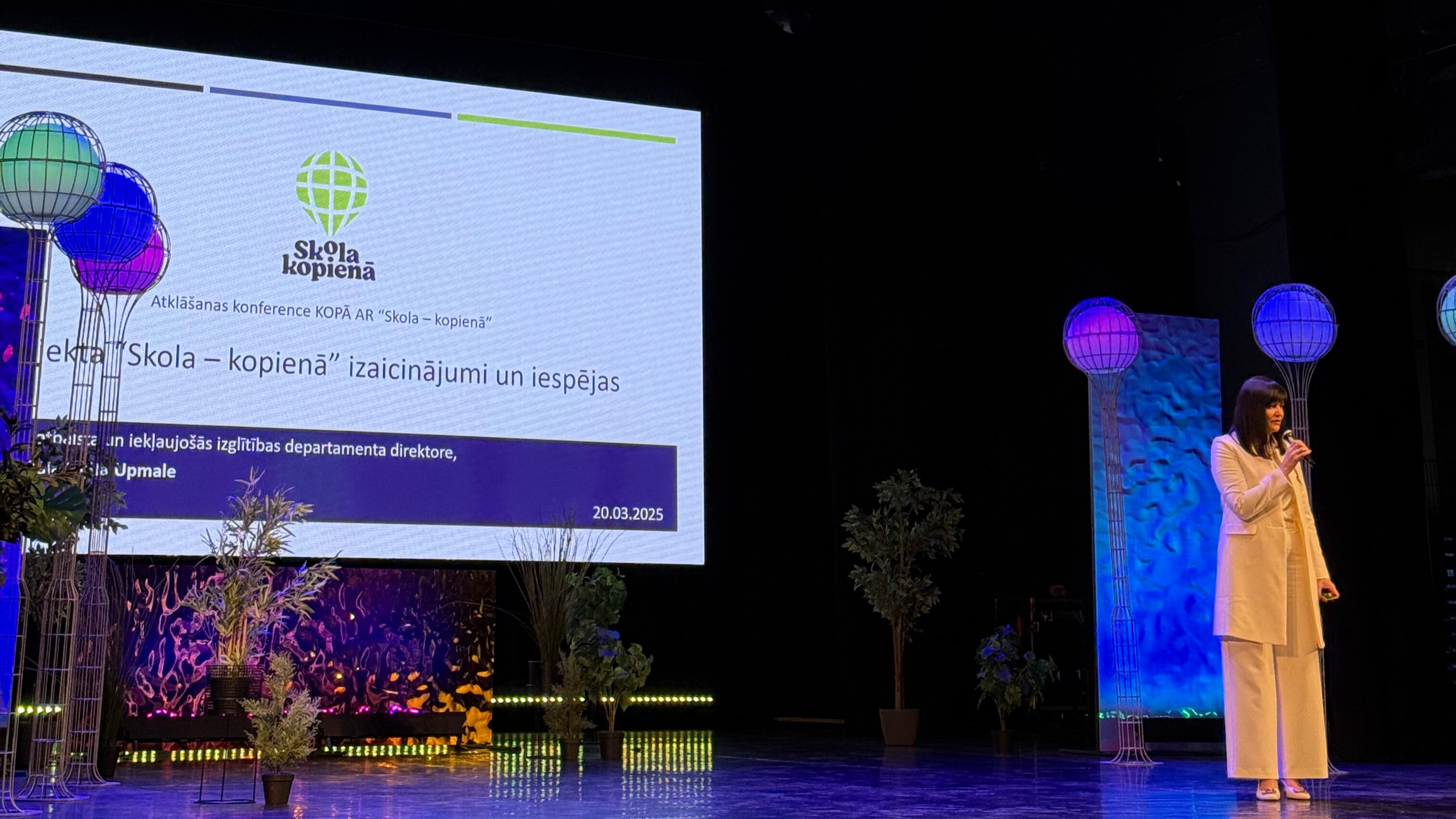 "Skola – kopienā" projekta vadītāja – Sigita Upmale